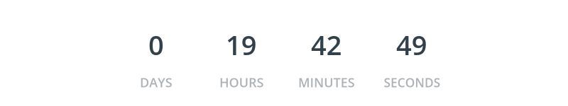 Count down to 2026-09-25T19:00:00.000Z