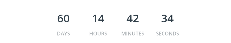 Count down to 2026-07-30T13:00:00.000Z