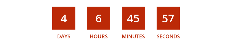 Count down to 2026-08-27T03:45:00.000Z