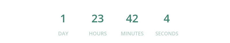Count down to 2026-10-13T01:00:00.000Z