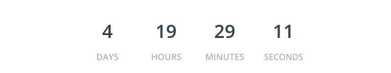 Count down to 2026-03-12T00:00:00.000Z